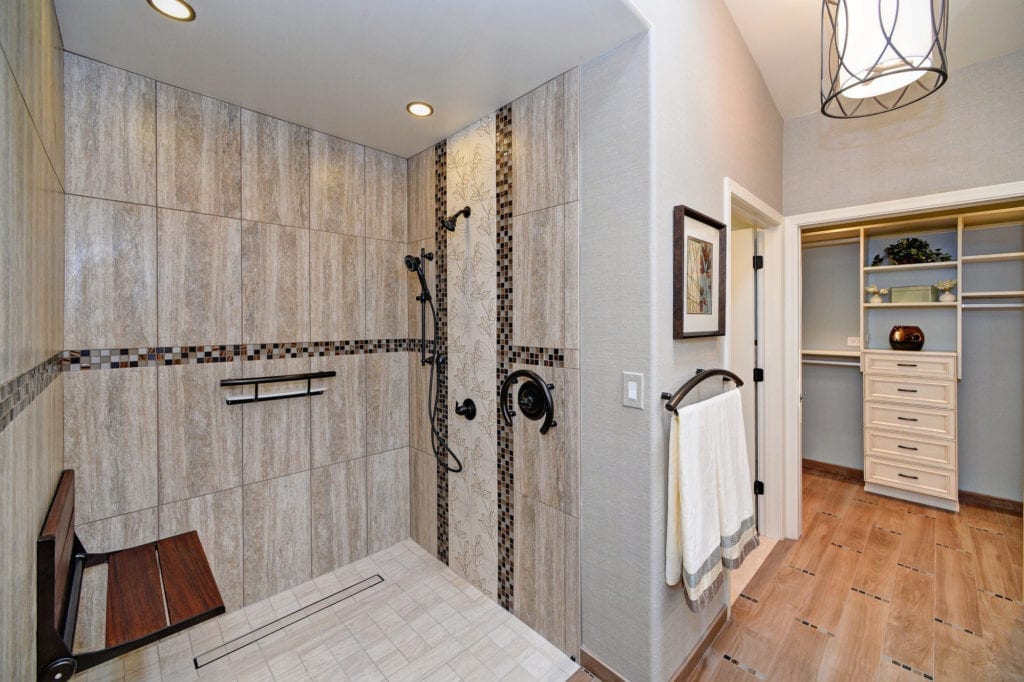 Invisia included in an award-winning bathroom for Multigenerational Housing